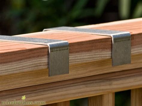 planter brackets for deck railing